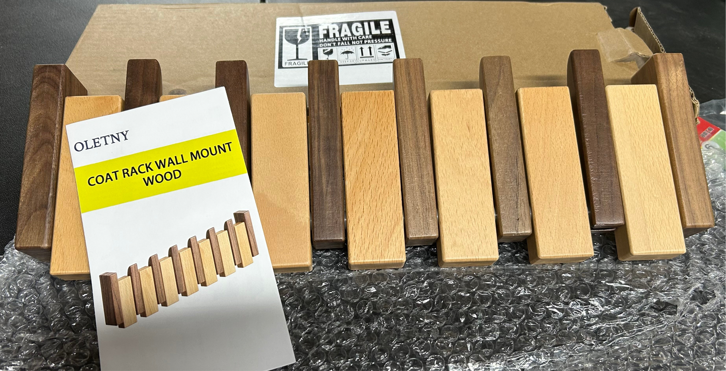Wooden Coat Rack