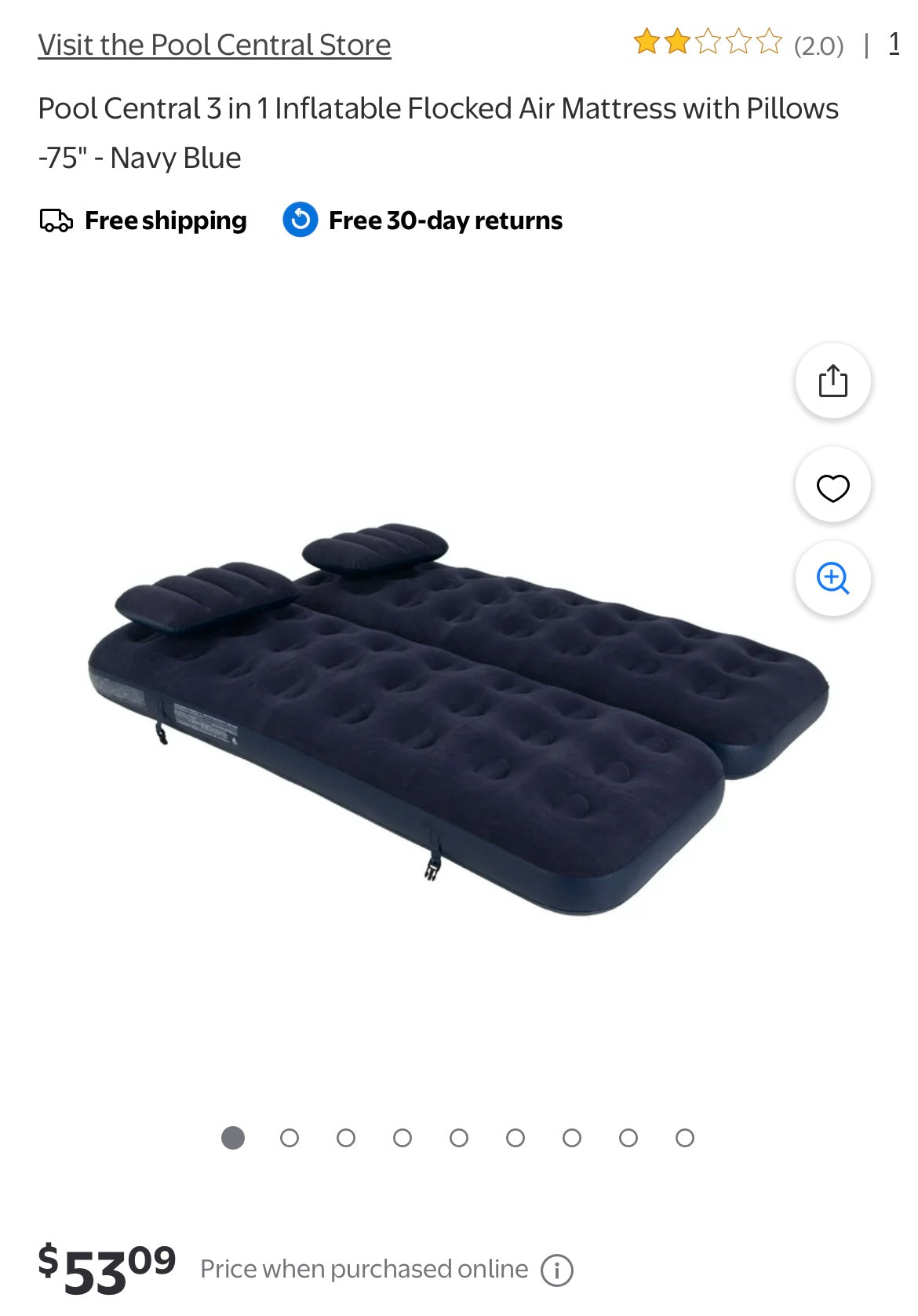 Air Mattresses - Set of 2 with pillows