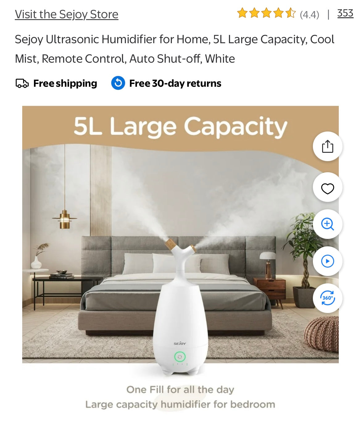 Sejoy Humidifier