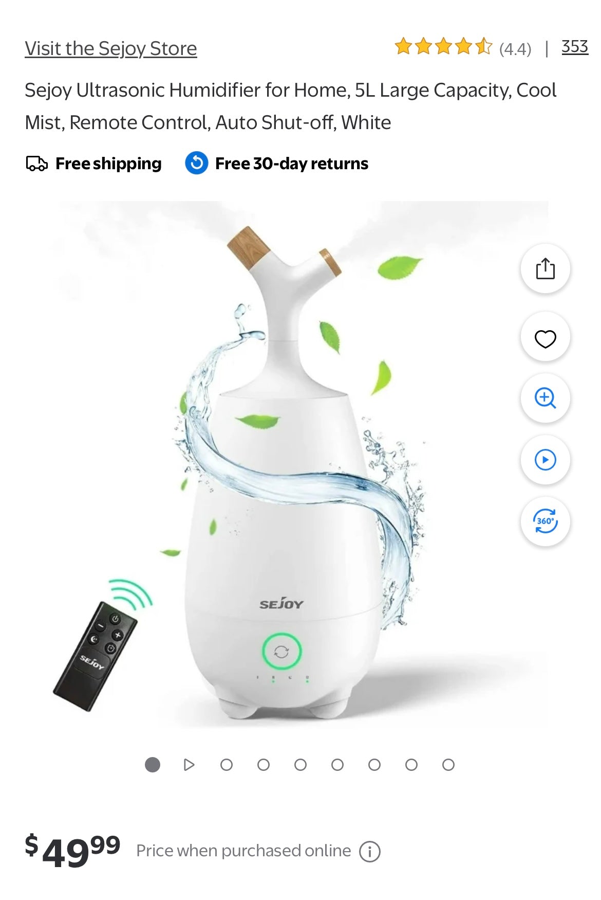 Sejoy Humidifier