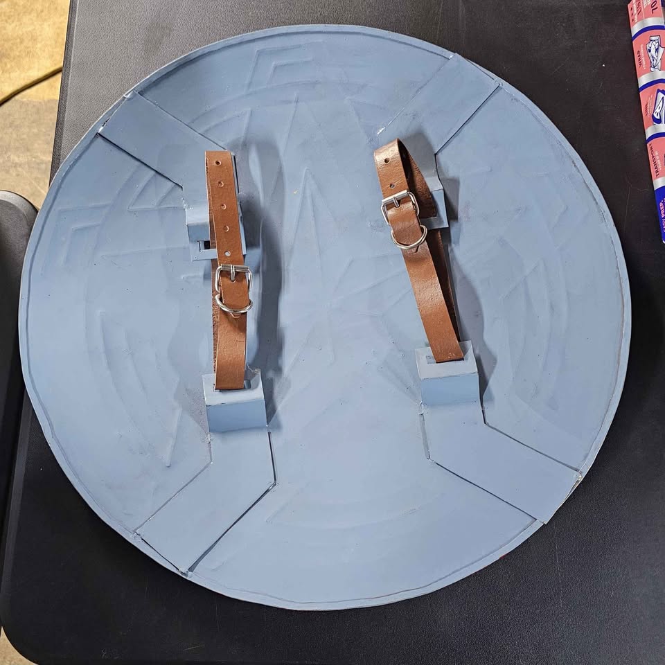Medieval Battle Damaged Replica 22 Inch Shield