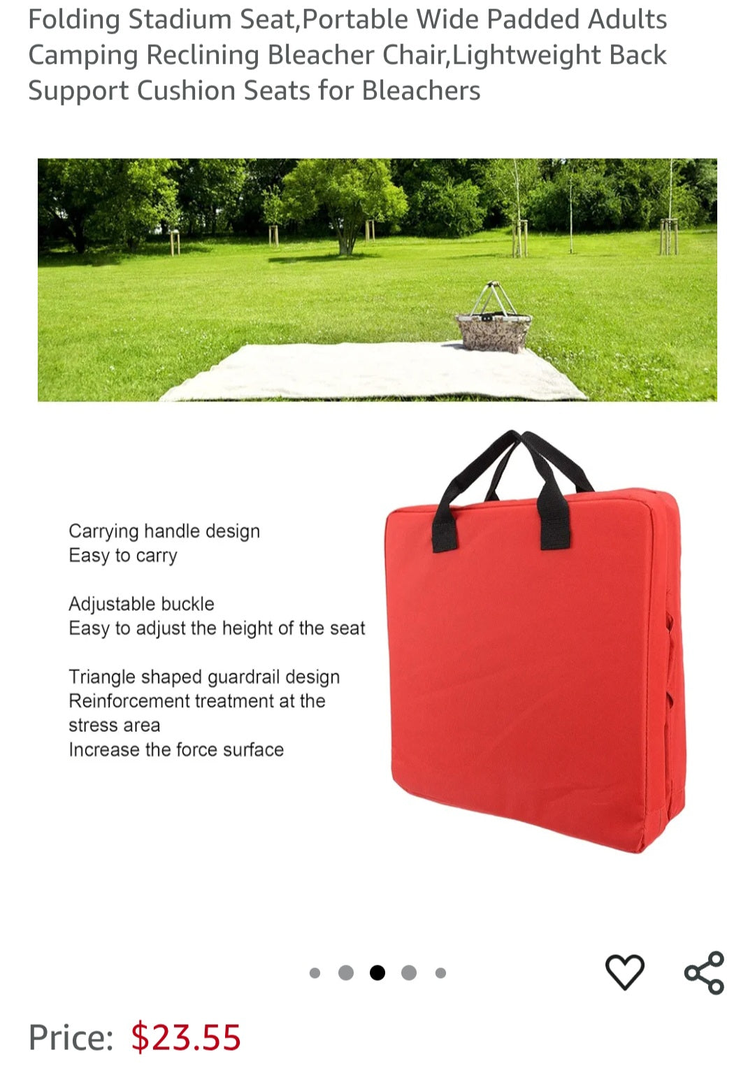 Folding Stadium Seat