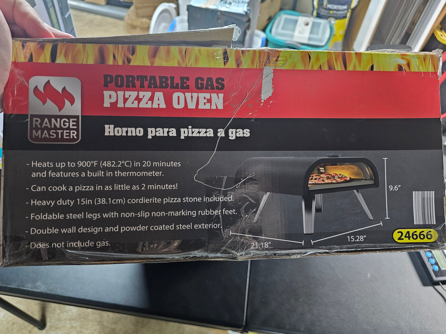 Range Master Pizza Oven Propane
