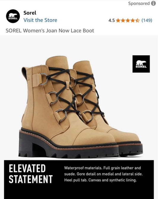 Size 9 women’s Sorel boots