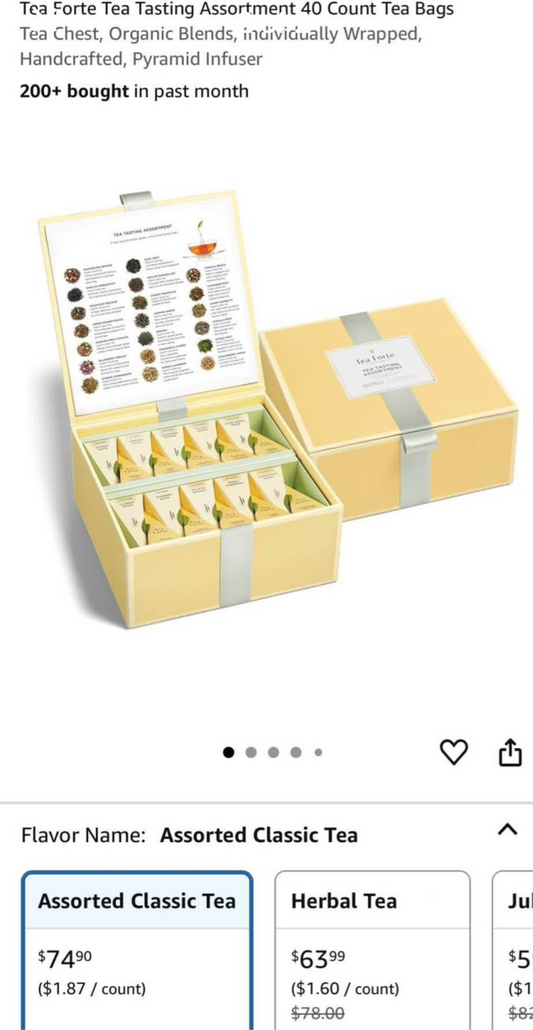 40 Count Tea Tasting Assortment