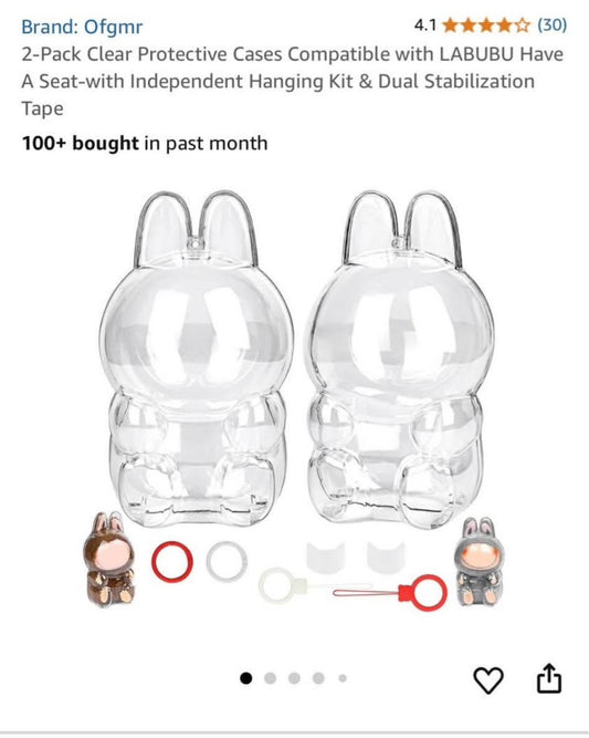 2 pack LABUBU protective case