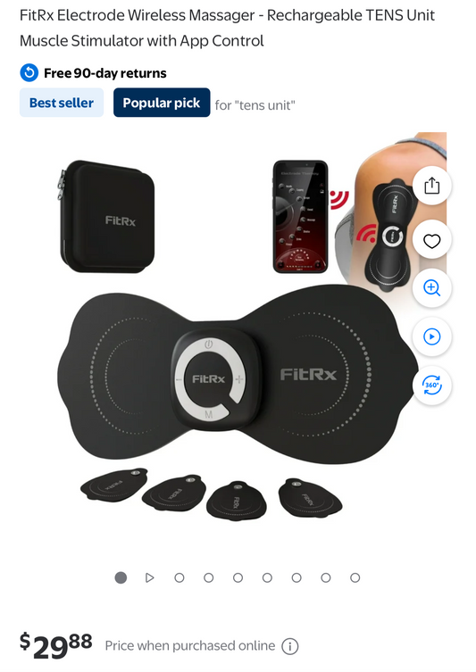 FitRx Electrode Wireless Massager