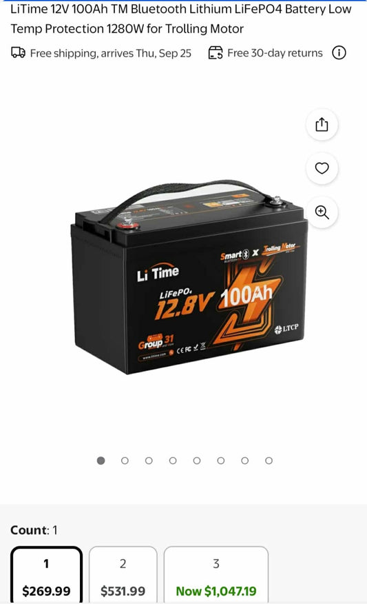 Lithium LiFePO4 Battery