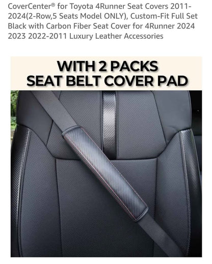 4 Runner Carbon Fiber Seat Covers Full set