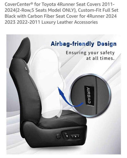 4 Runner Carbon Fiber Seat Covers Full set