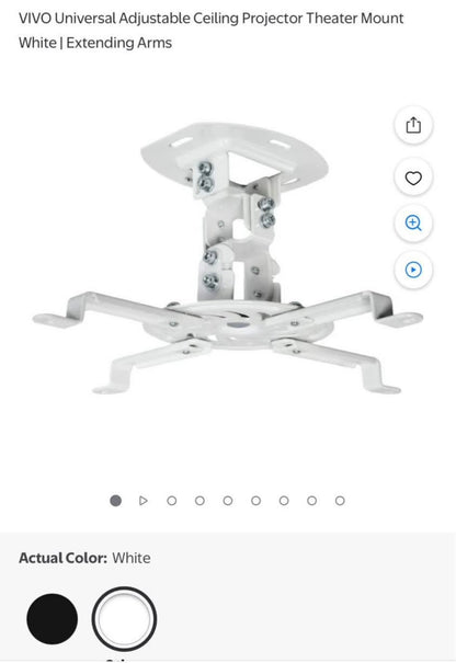 Projector ceiling mount