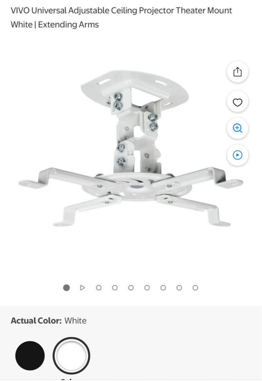 Projector ceiling mount