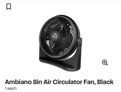 8” Personal Fan