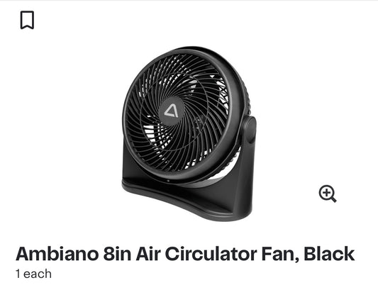 8” Personal Fan