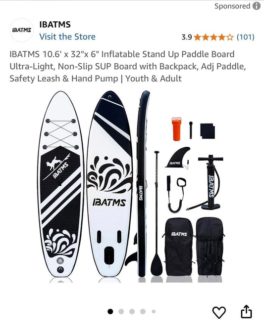 10.6’ Ibatms Paddle Board