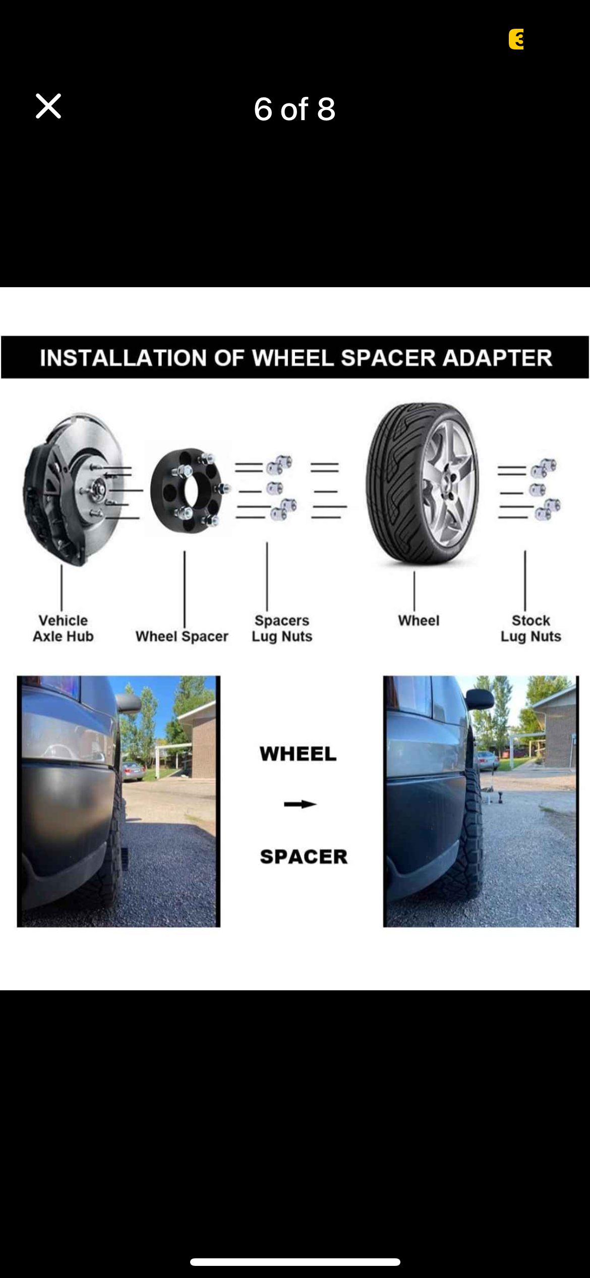 Wheel Spacers - 4 pack