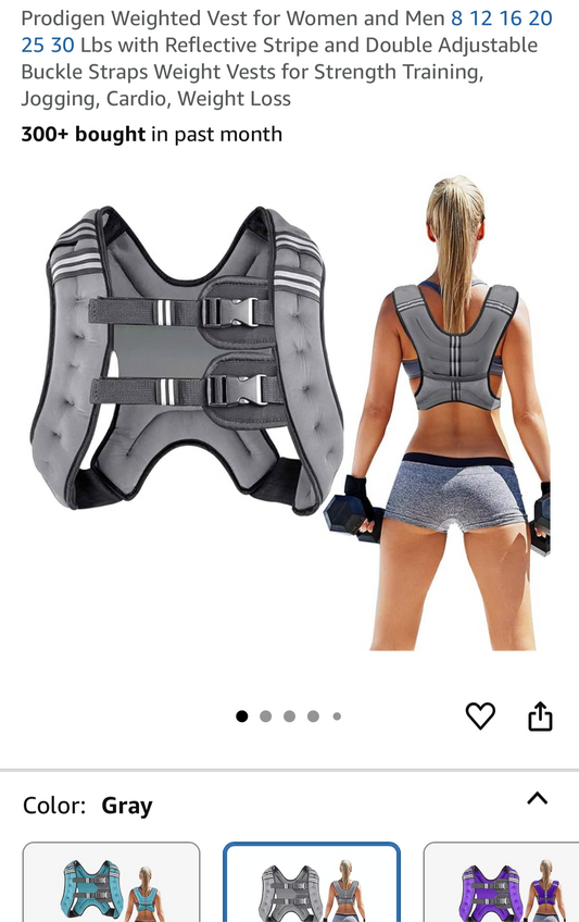 Prodigen 8lb running vest