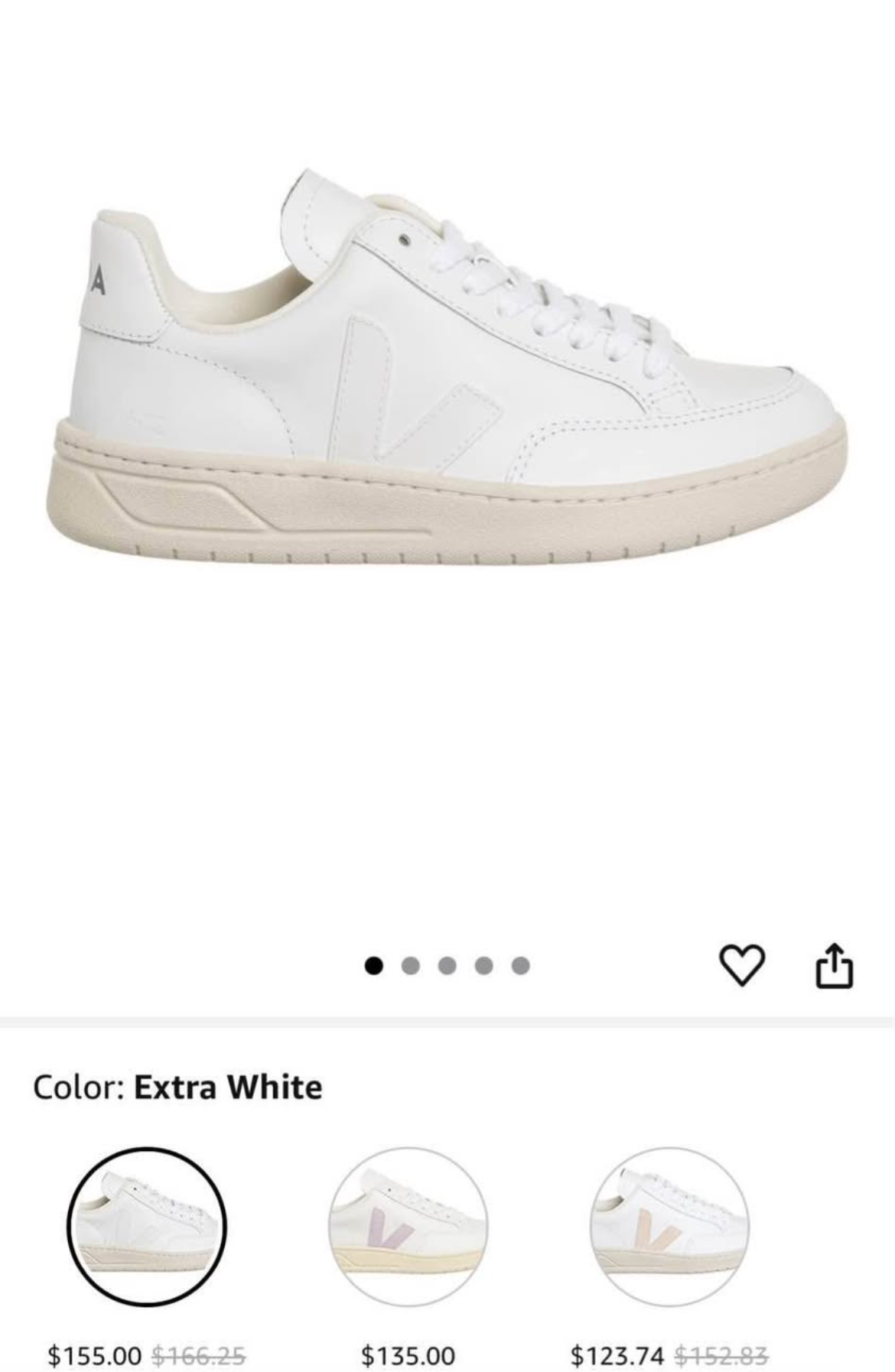 VEJA size 6 women’s sneakers