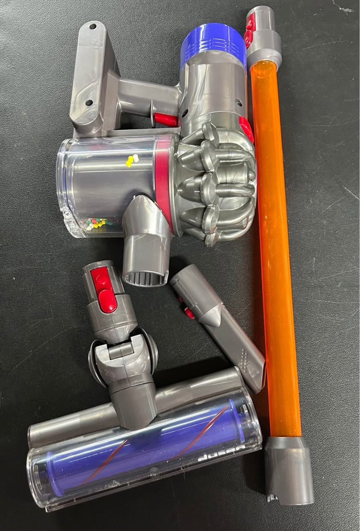 Kids vacuum with suction