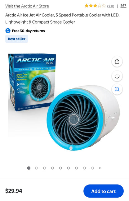 Arctic Air Personal Space Cooler