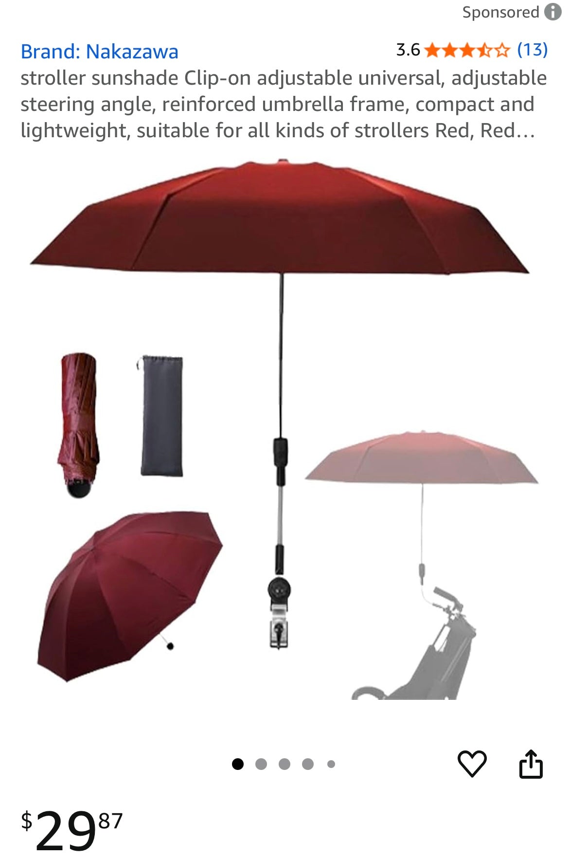 Clip on Umbrella