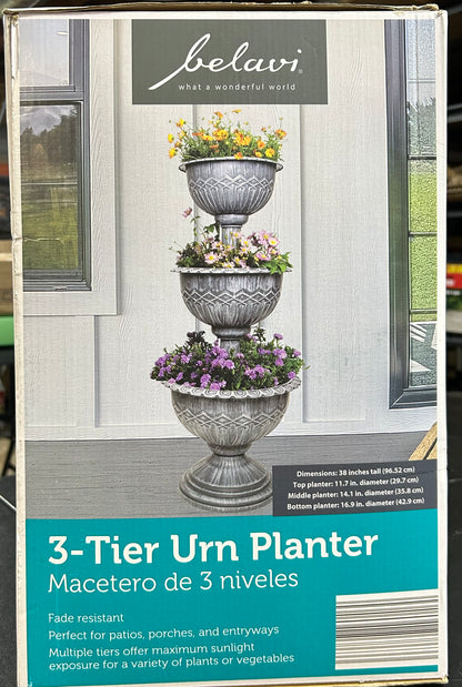 3-Tier Urn Planter