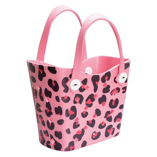 Mini Tote Bag - Pink Leopard