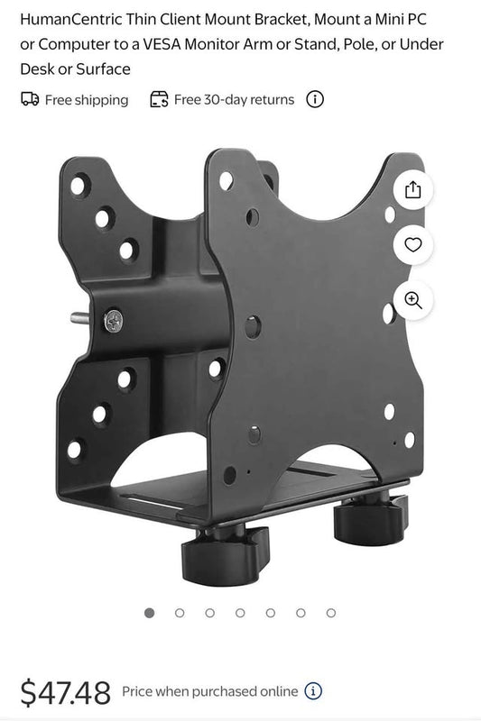 Humancentric Thin Client Mount