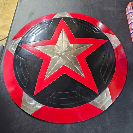 Medieval Battle Damaged Replica 22 Inch Shield