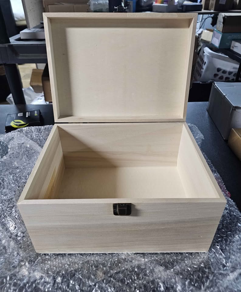 Unfinished Wooden Box