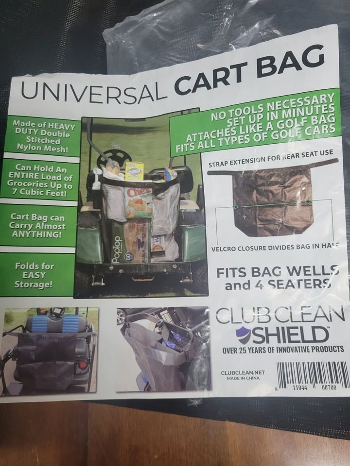 Club Clean Shield Universal Cart Bag