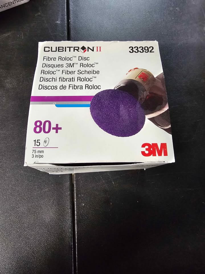 Fibre Roloc Discs 15 Pack 80 Grit