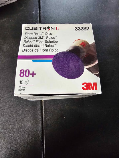 Fibre Roloc Discs 15 Pack 80 Grit