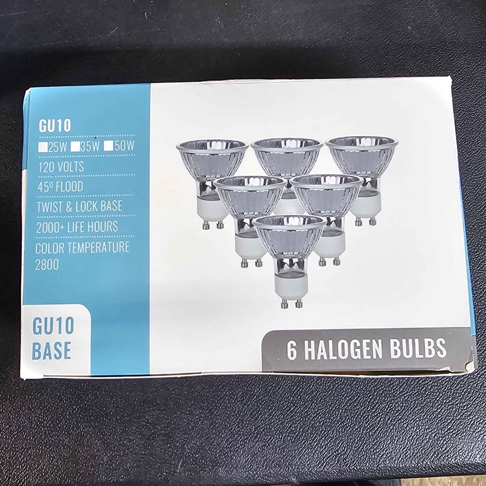 6 Pack Halogen bulbs