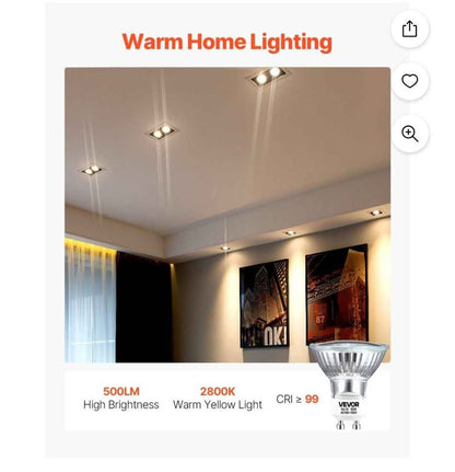 6 Pack Halogen bulbs