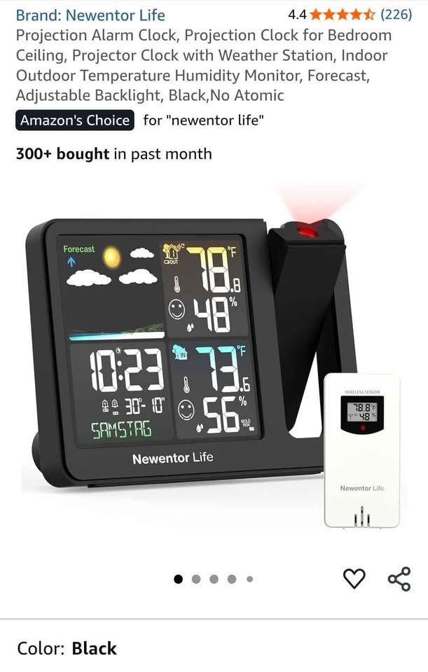 Projection Alarm Clock