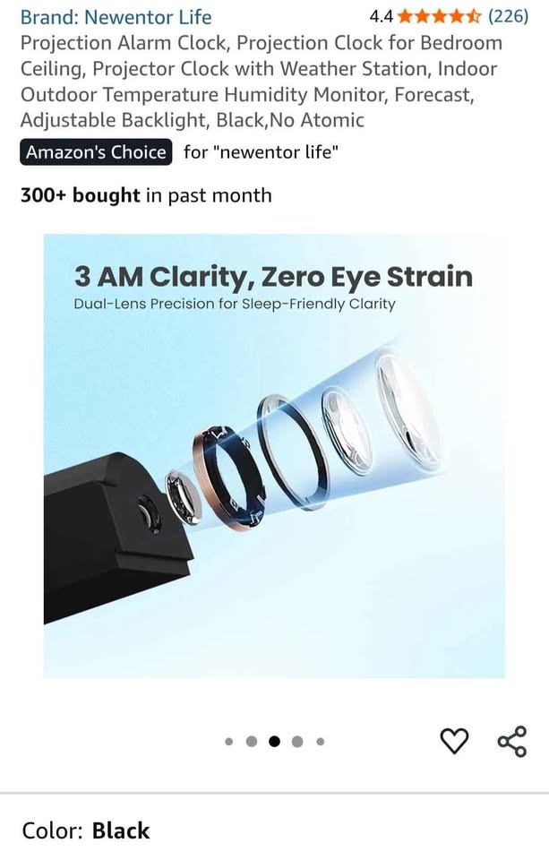 Projection Alarm Clock