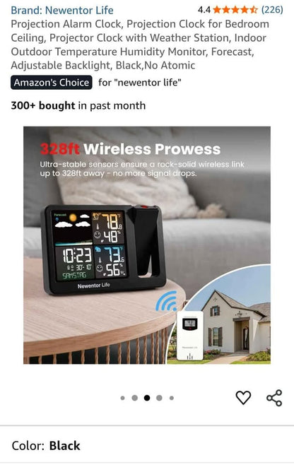 Projection Alarm Clock