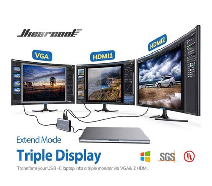 11-1 USB C HUB Hiercool