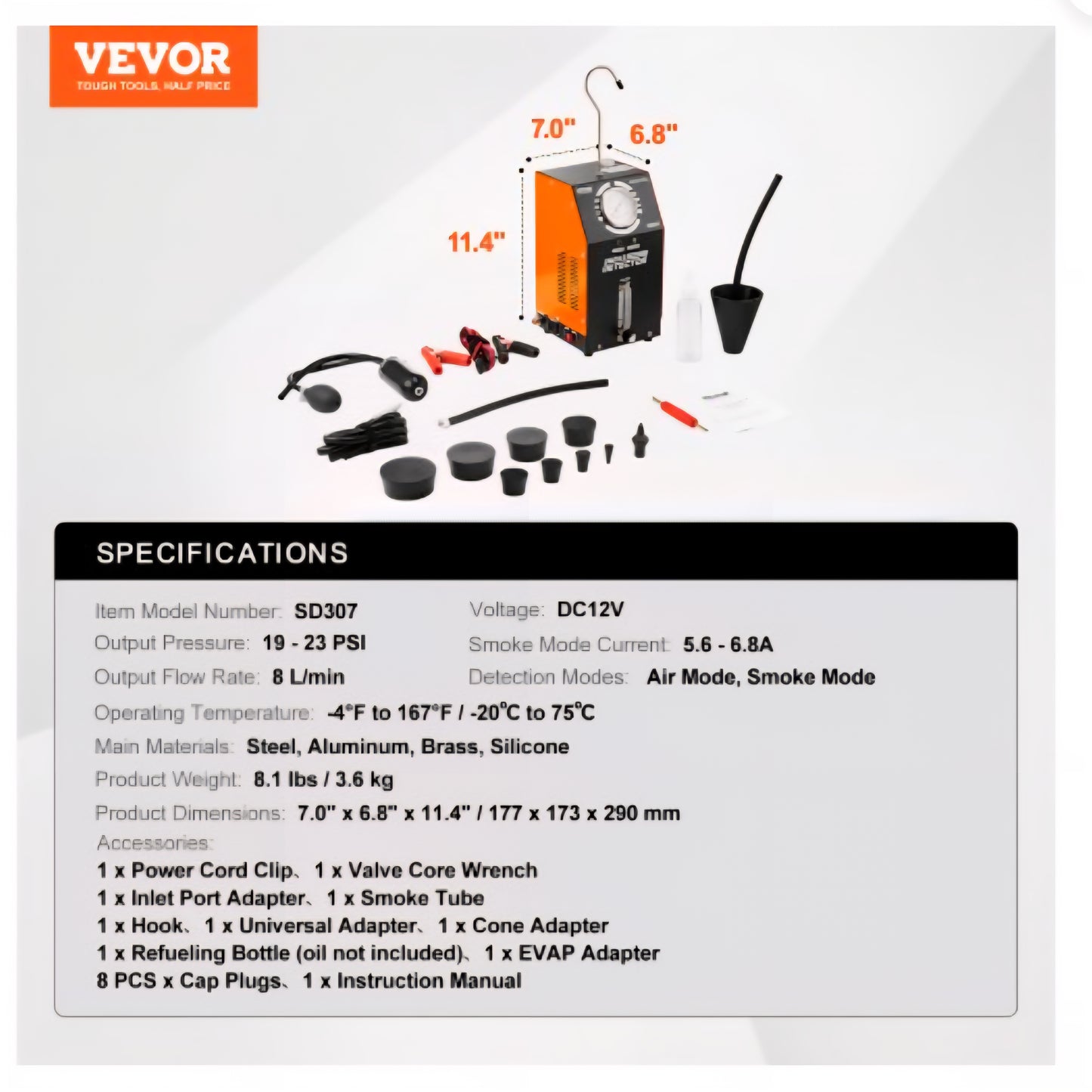 Vevor Automotive Smoke Machine Leak Detector