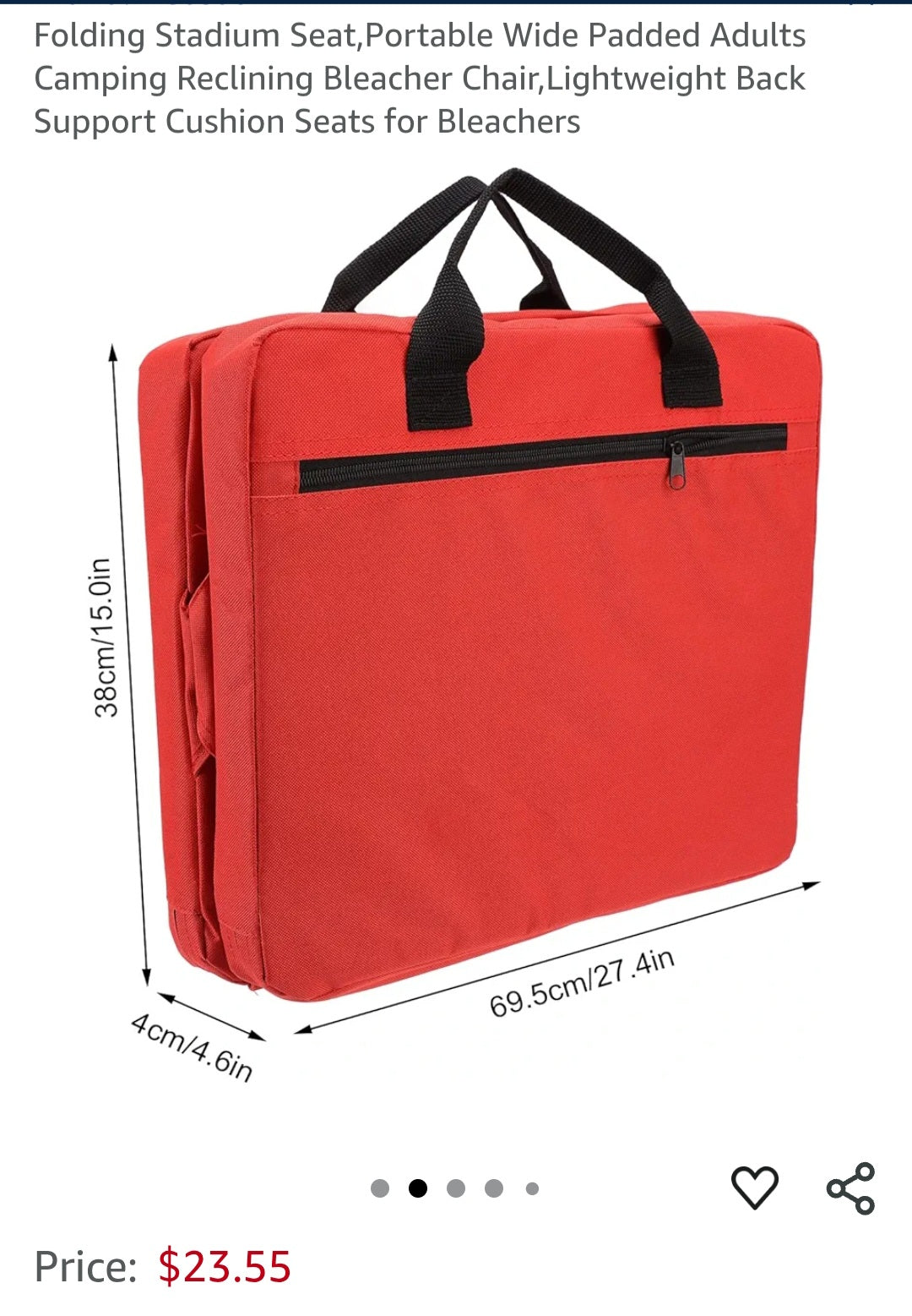 Folding Stadium Seat