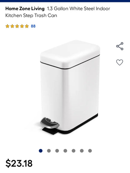 1.3 Gallon Trash Can
