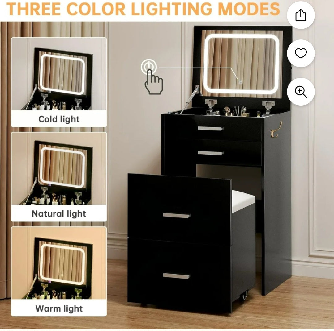 3 in One Vanity Desk