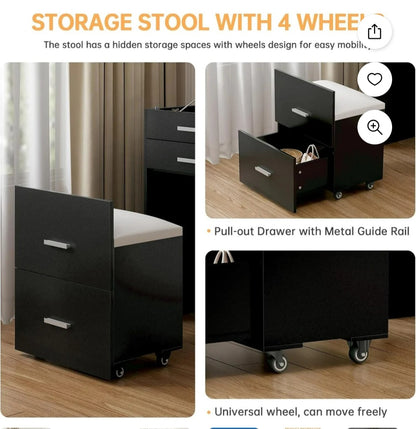 3 in One Vanity Desk