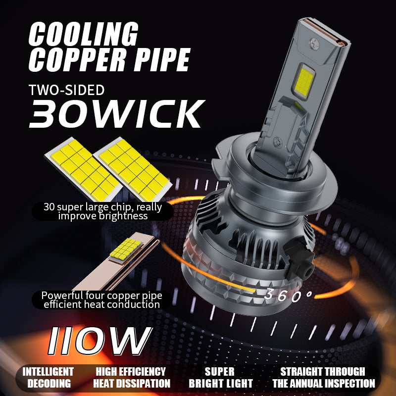 K11 LED headlight H11, 6000k