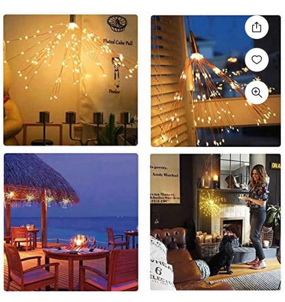 4 Pack of Starburst lights