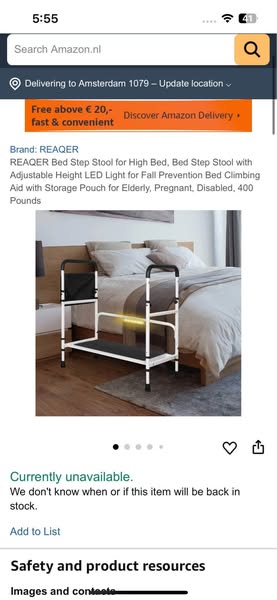 Step stool for elderly